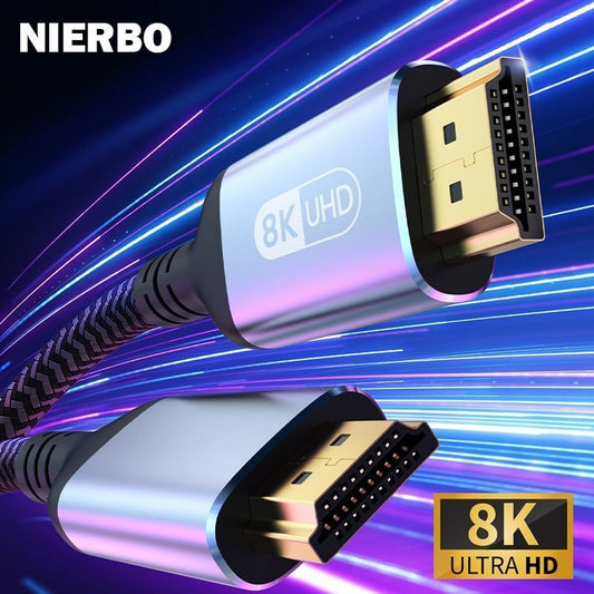 HDMI 2.1 Cable HDMI Cord 8K 60Hz 4K 120Hz 48Gbps EARC ARC HDCP Ultra High Speed