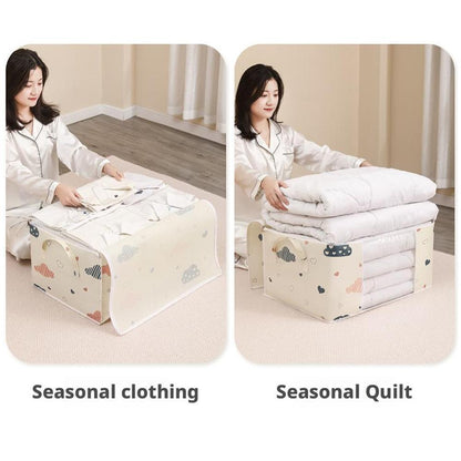 Clothes Storage Bag Large Capacity Organizer for Comforters Blanket Bedding🔥