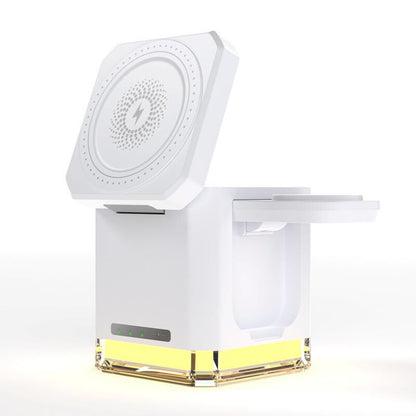 Desktop Cell Phone Holder Foldable Vertical Magnetic 15W Wireless Charger