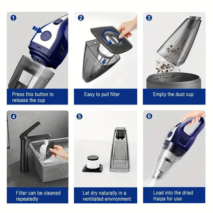 Portable Vacuum cleaner Wireless handheld vacuum cleaner for the family car,