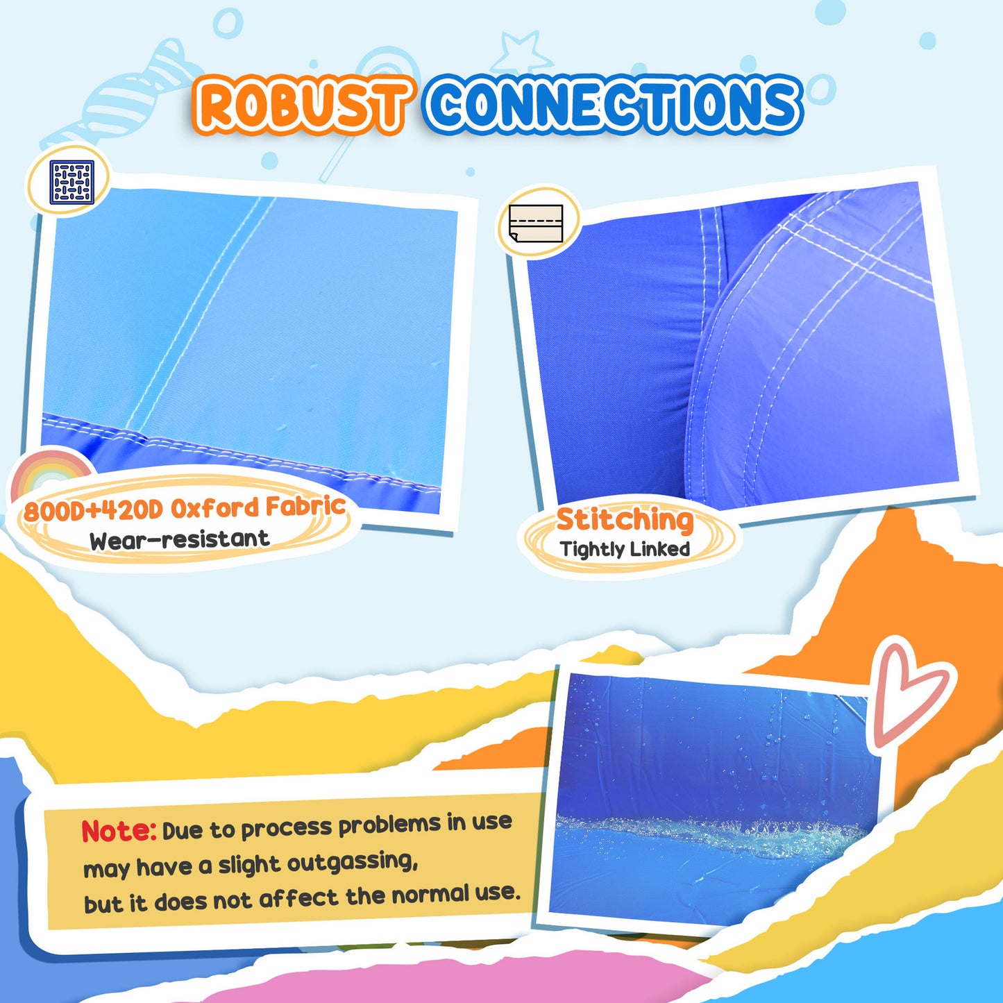 5-in-1 Backyard Inflatable Pool Large Outdoor Game for Birthday Party Activities