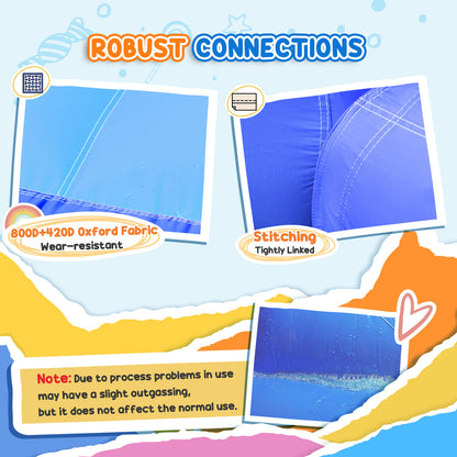 5-in-1 Backyard Inflatable Pool Large Outdoor Game for Birthday Party Activities