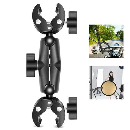 Double Head Super Clamp, Ballhead Magic Arm Camera Clamp, Crab-Shaped Monitor...