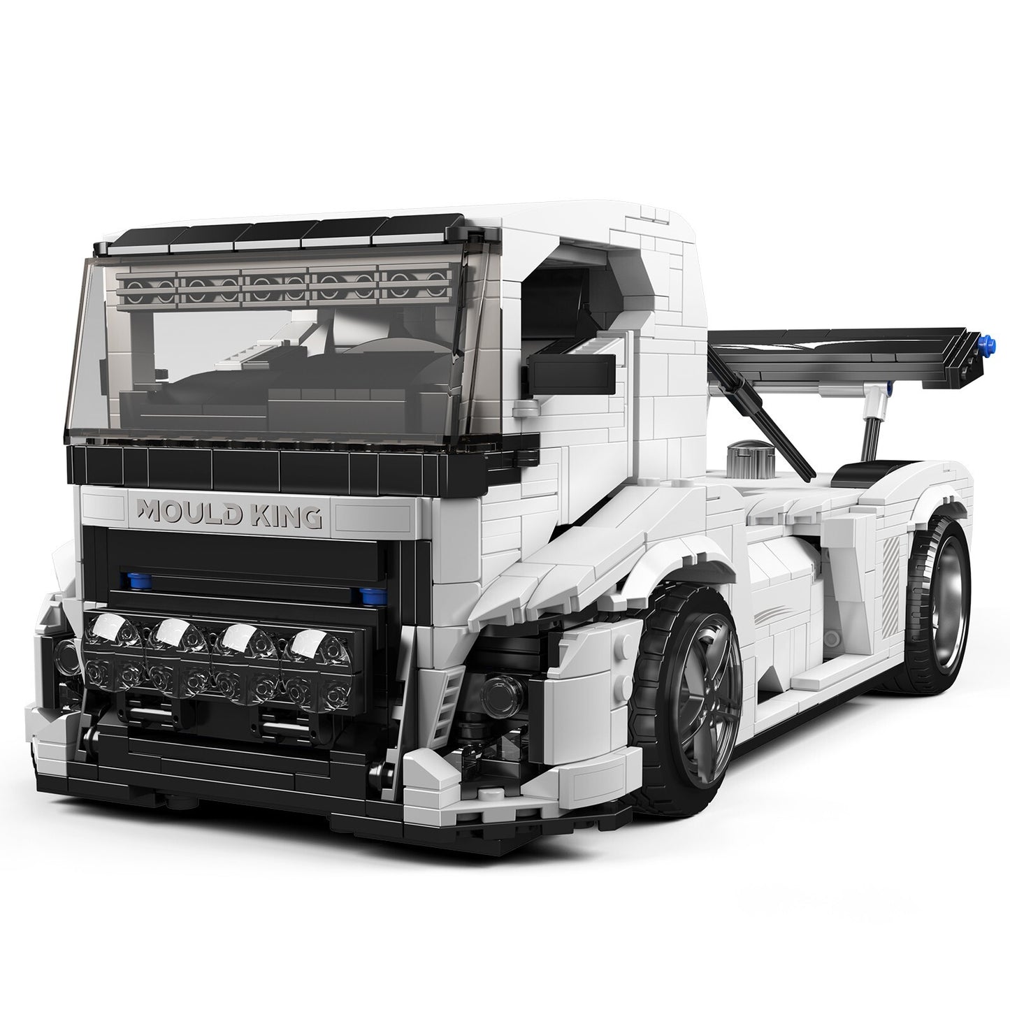 Mould King 10036 Knight Truck Static Vehicle Model Building Block Toy 1604 Piece