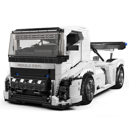 Mould King 10036 Knight Truck Static Vehicle Model Building Block Toy 1604 Piece