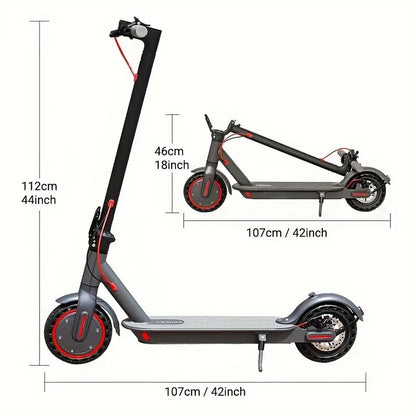 LADPED 350W Folding Electric Scooter Adult Commute Long Range Kick E-scooter