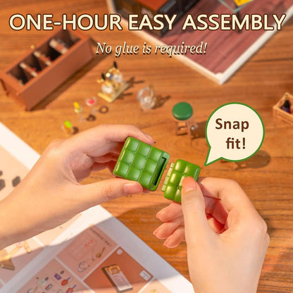 Rolife 1:24 Miniature Dollhouse Super Creator Plastic Building Teens Xmas Gift