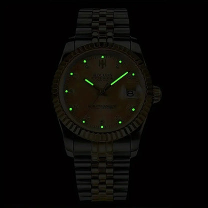HOLUNS Watch Waterproof AUTOMATIC MECHANICAL BLACK & GOLD
