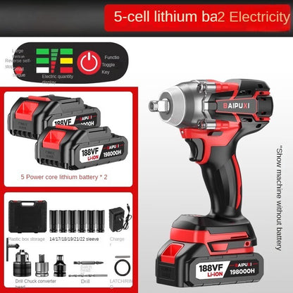 Electric Wrench Brushless Torque Electric Wrench Wind Gun Lithium Electric Tool