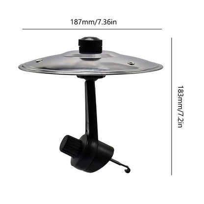 Air Vent Cymbals with Suction Cup and Hook Wear Resist Car Percussion Instrument