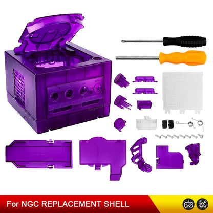 🔧 5-Color Transparent Replacement Shell for Nintendo GameCube Console 💎