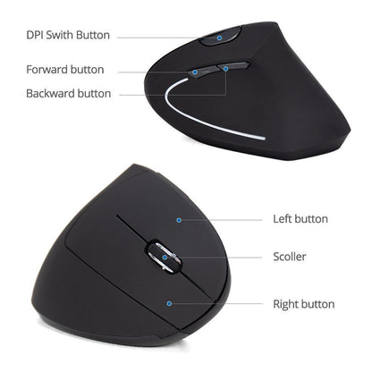 Wireless Vertical Gaming Mouse