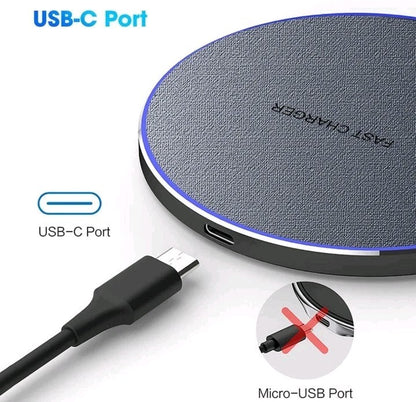 US 30W Wireless Charger Charging Pad Mat For iPhone 16 15 Pro Max 14 13 12 XS XR