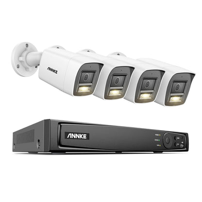 ANNKE 12MP 8CH 16CH NVR 4K Audio PoE Security Camera System Outdoor Full Color