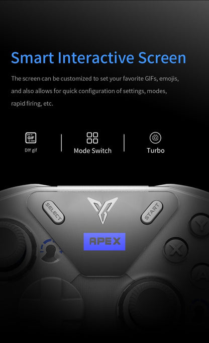 FLYDIGI APEX 4 Wireless Gamepad White Gaming Controller for PC/Switch 2/Android