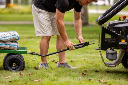 Carts 400 lb. Capacity Steel Utility Garden Landscape Cart,32 in x 18 in