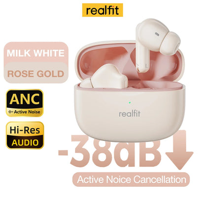 F3 ANC Active Noice Cancellation Bluetooth Earphones ENC Call HIFI Stereo Superb