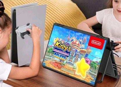 UPERFECT 18.5 Inch 100hz Stacked Monitor  Dual Screen Folding Display 1080P