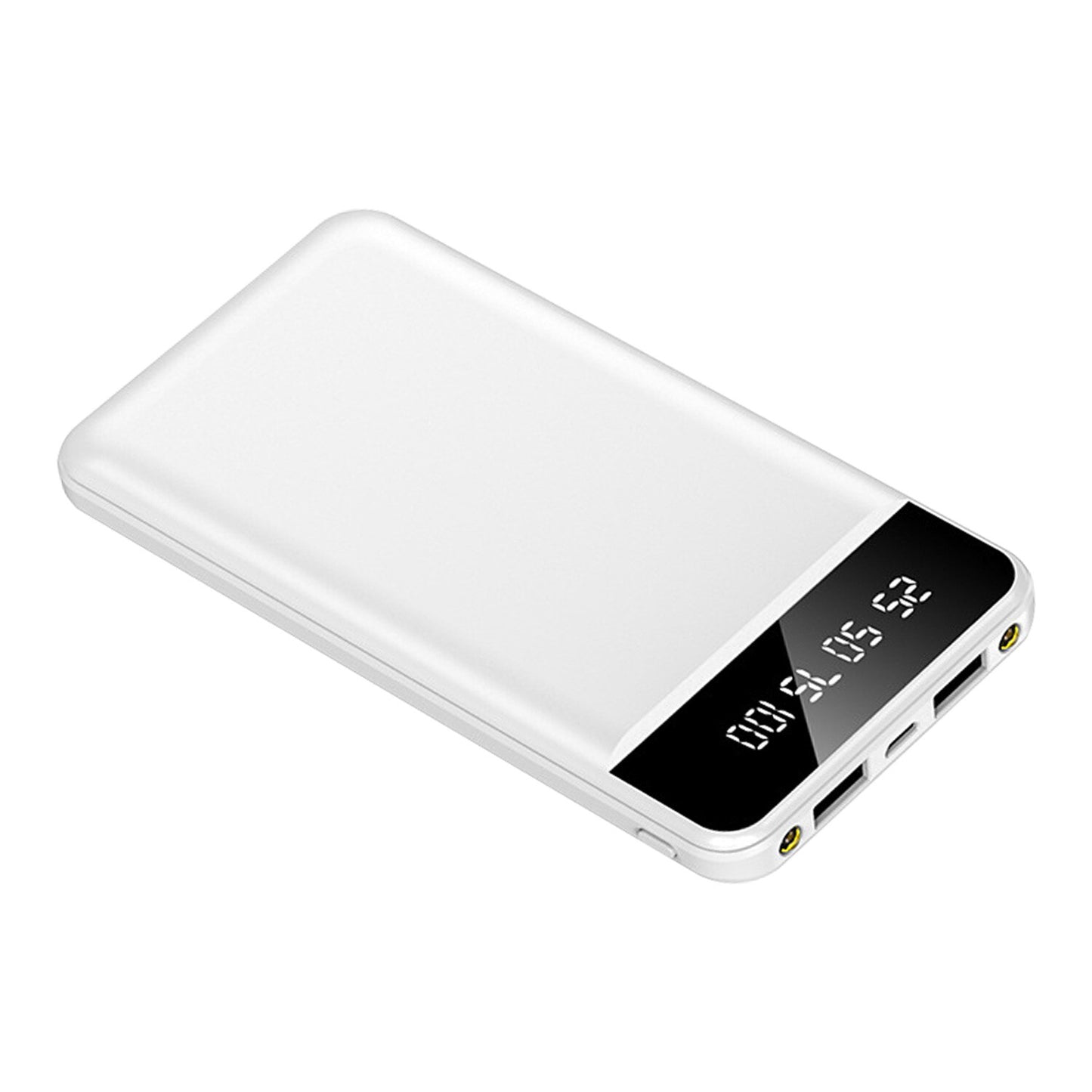 10000mAh Power Bank Dual USB Slim External Battery Pack Charger with LCD Display