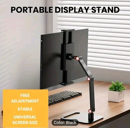 Rotating Portable Monitor Metal Stand Holder