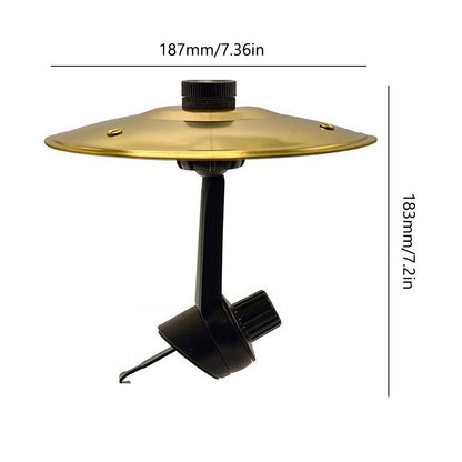 Air Vent Cymbals with Suction Cup and Hook Wear Resist Car Percussion Instrument