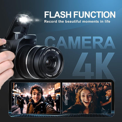 Digital Camera 64MP 4K Video 40X Zoom Lens WiFi Vlogging Camera for Photography
