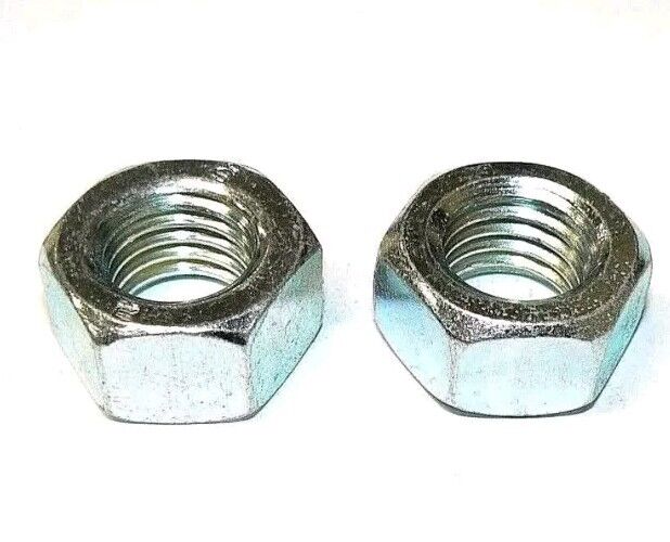 M18 x 2.5 Metric Hex Nuts - Class 8 - Zinc Plated - Lot of 8 Pcs.