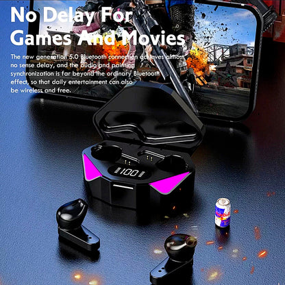 Special Bluetooth Headphones for Gaming Gamer Low Latency Headphones Earbuds