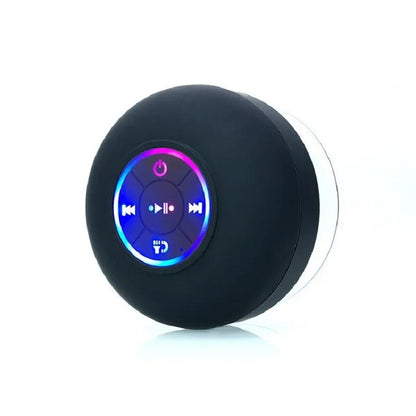 Waterproof Bluetooth Wireless Shower Speaker Bathroom Speaker LED Light Portable