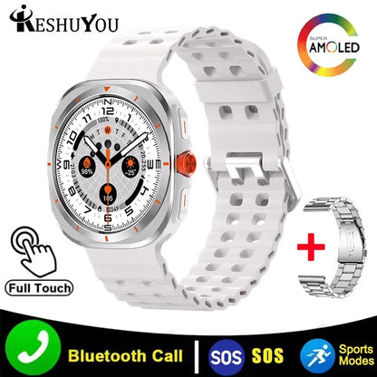 KESHUYOU 2025 New Bluetooth Talk Smart Watch 1.52 inch HD Games Health Android