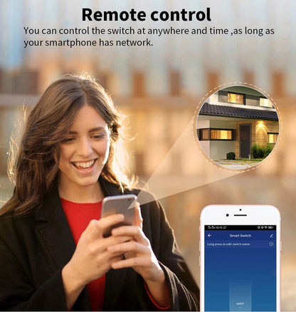 Smart Home ZigBee WiFi Smart Switch with Power Monitor 16A Mini Breaker Voice US