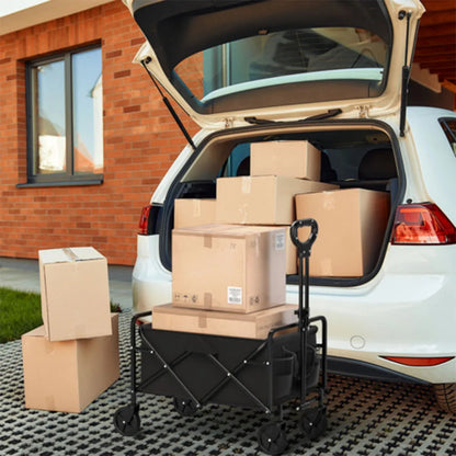 Foldable Garden Wagon Cart Portable Camping Trolley ,Outdoor Multi-function