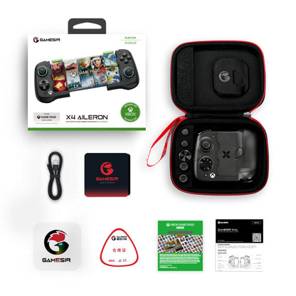 X4 Aileron Bluetooth Mobile Gamepad for Android with Hall Effect Joysticks