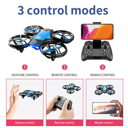 4DRC V8 Mini WIFI FPV Drone 4K HD Camera Quadcopter Gesture Sensing APP Control