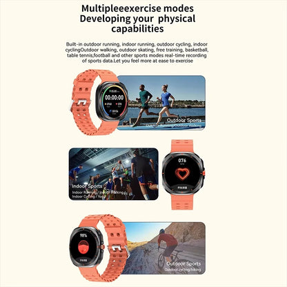 KESHUYOU 2025 New Bluetooth Talk Smart Watch 1.52 inch HD Games Health Android