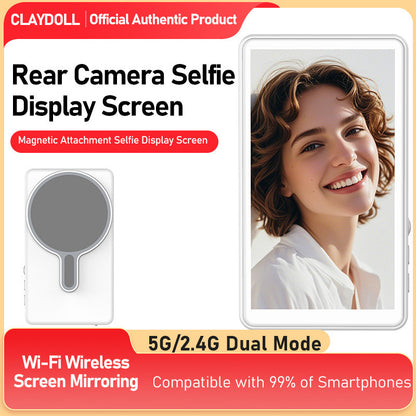 T1 Wireless Magnetic Selfie Vlogger Monitor Screen 5G/2.4G iPhone Gear Camera