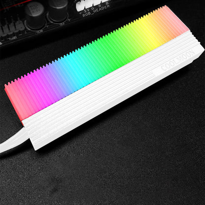 M.2 2280 SSD Heatsink Cooler M.2 SSD Heatsink Cooler Dual Interface 5V 3PIN ARGB
