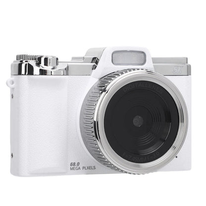 Digital Camera 64MP Pixels 5K HD 16x Zoom AF Autofocus Retro Compact Vlog Kit