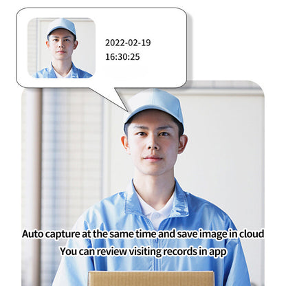 Smart Wireless WiFi Video Doorbell Intercom Video HD Camera Door Bell Security