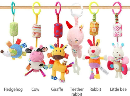 Baby Stroller Toy 6pcs 0-6 Mouth With Hanging Teether Toys For Boy Girl Gift