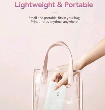 HPRT MT53 Mini Photo Printer - White