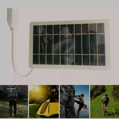 Lightweight Portable 2W Solar USB Charging Solution for Camping and Outdoor Fun