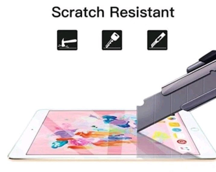 [2-Pack] HD Tempered GLASS Screen Protector for Apple iPad 6th Generation 2018