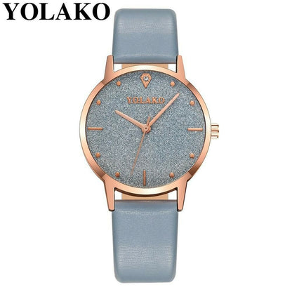 starry sky watch women lady watch for woman Casual Quartz Leather Band Analog wo