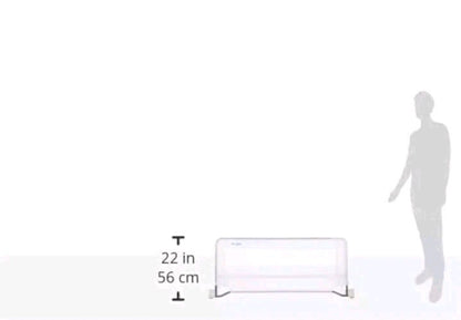 Regalo Swing Down Bed Rail Guard, with Reinforced Anchor Safety System 43"