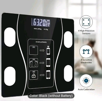 Smart Scale Body Weight Loss Accurate Height Digital Electronic Bluetooth Solid