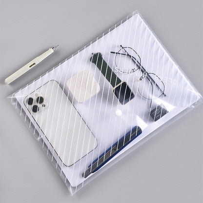 File Folder Plastic A4 Expandable Binder Pocket Perforated Pockets Envelope
