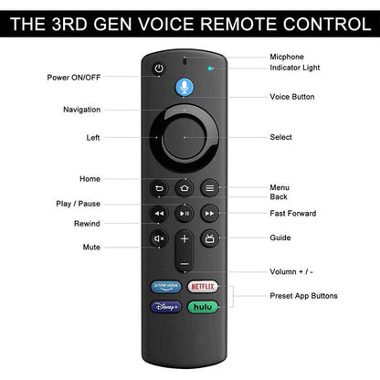 For Amazon Fire TV Stick Lite 4K 3rd Gen Alexa New Voice Remote Control L5B83G