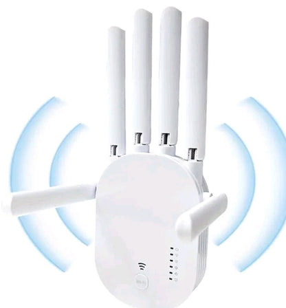 2025 WiFi Extender Signal Booster, WiFi Extender 5GHz/2.4GHz 1200Mbps WiFi Range