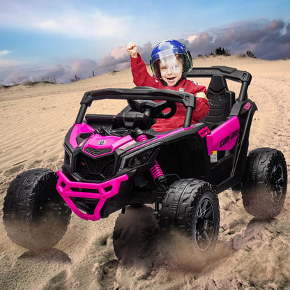 Can-Am Licensed 12V Ride on UTV Car for Kids Electric Fun Toys 4WD Off-Road Quad